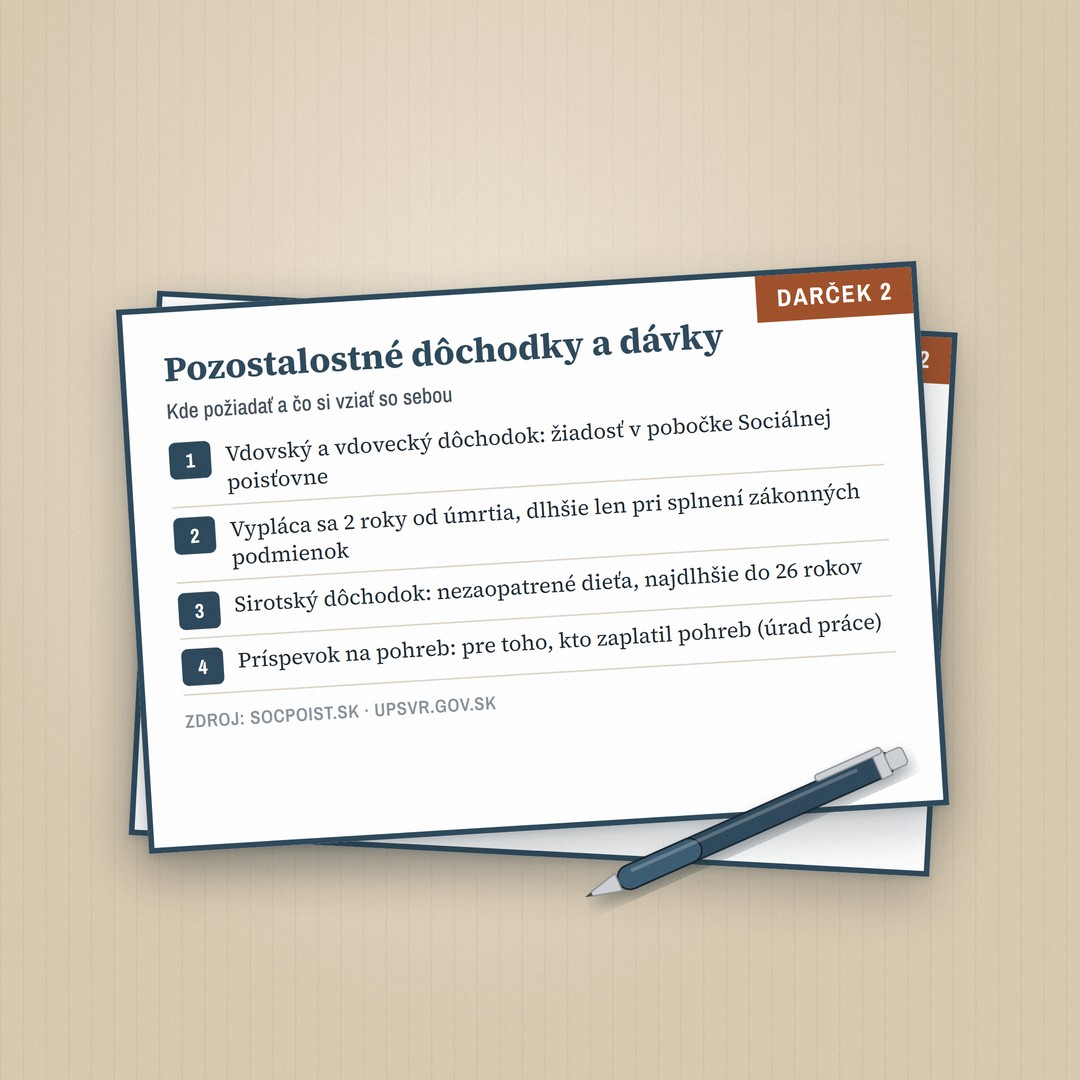 Pozostalostné dôchodky a dávky
